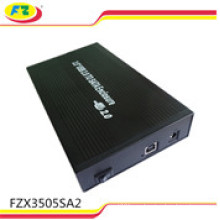 USB 2.0 Aluminum External Hard Drive HDD Case Enclosure 3.5 Inch SATA